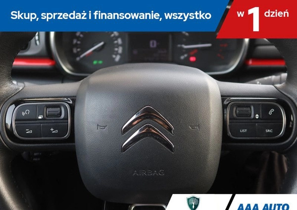 Citroen C3 cena 53000 przebieg: 76009, rok produkcji 2019 z Nowogród Bobrzański małe 172